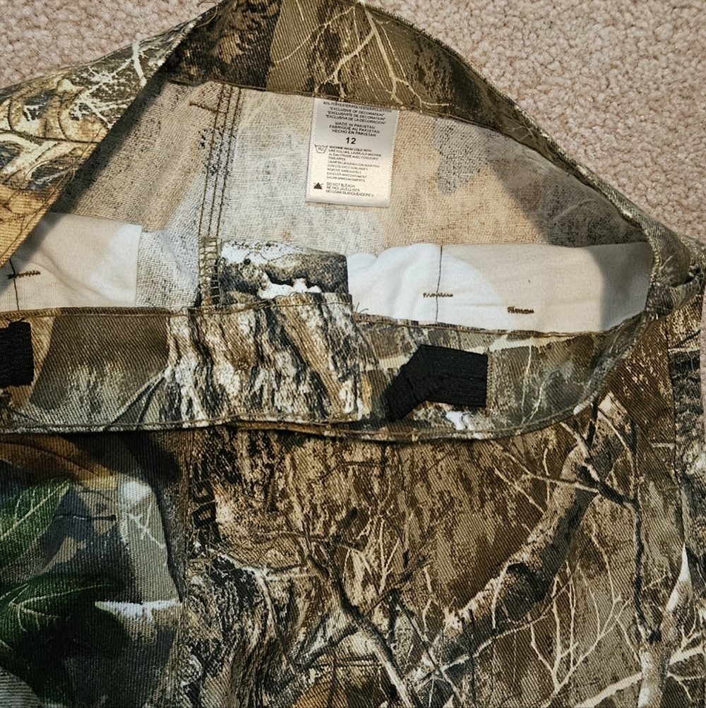 RZ Outdoors Youth Boys Ranger 6 Pocket Camo Expedition Pants - 12, Real Tree - Picture 4 of 7